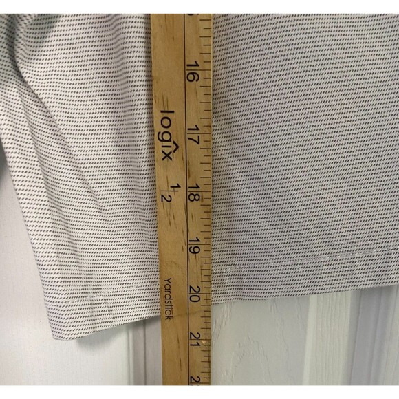 Old Navy Shorts Men's Sz 32 Gray Mini Stripe Chino Ultimate Slim 10" Inseam NWT - Picture 12 of 12